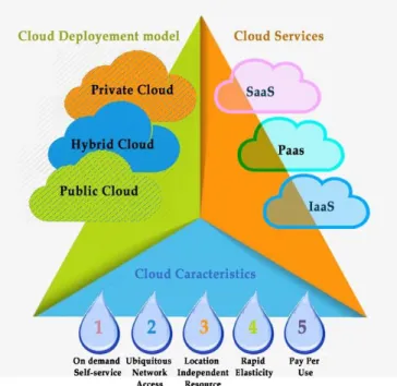 Figure 1.The architecture of a cloud environment  3.2  Intrusion Detection Systems 