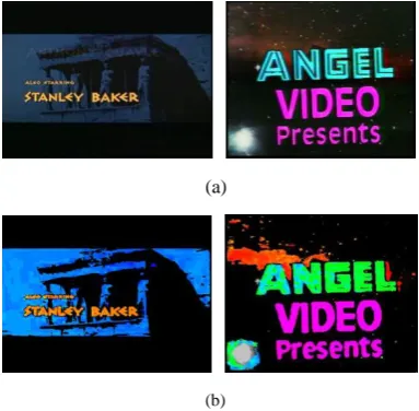 Fig 2: (a) Original image, (b) HSV based color reduced image 