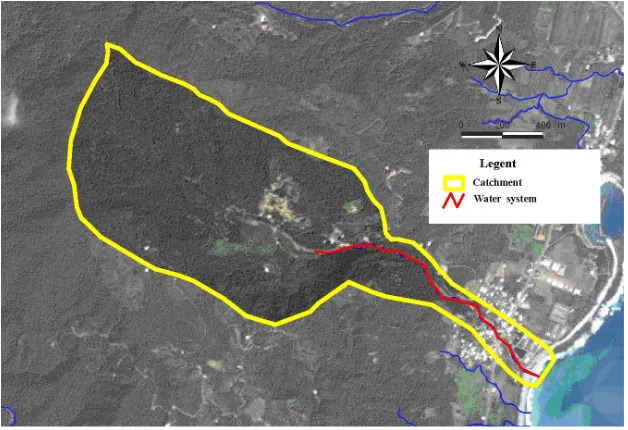 Figure 1. The location of study area watershed. 