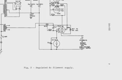 Fig. 2 - Regulated de filament supply. 