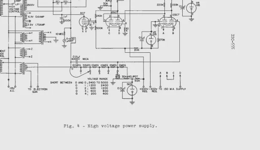 Fig. 4 - High voltage power supply. 