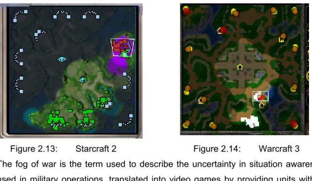 Figure 2.13:  Starcraft 2  Figure 2.14:  Warcraft 3 