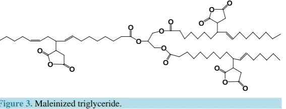 Figure 3. Maleinized triglyceride.                                      