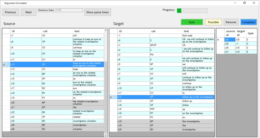 Figure 2: Annotation tool