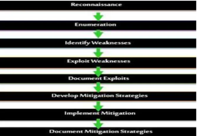 Figure 1: Penetration Testing Steps. 
