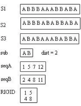 Figure 3: Rigid Gapped Subsequence 