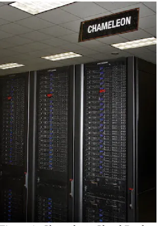 Figure	1:	Chameleon	Cloud	Racks