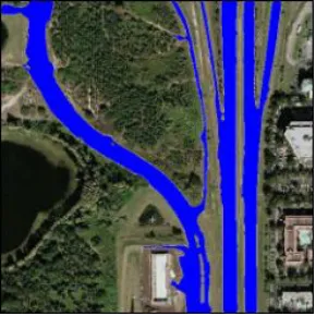 Figure 8:  Final road extracted result 