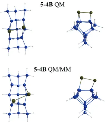 Figure 11. (A) Singlet and triplet CASSCF potential energy surfaces for the rotation of the Ga3relative to the singletMRMP2//CASSCF potential energy surfaces for the rotation of the Ga2 dimer on the QM/MM Si199H92 cluster