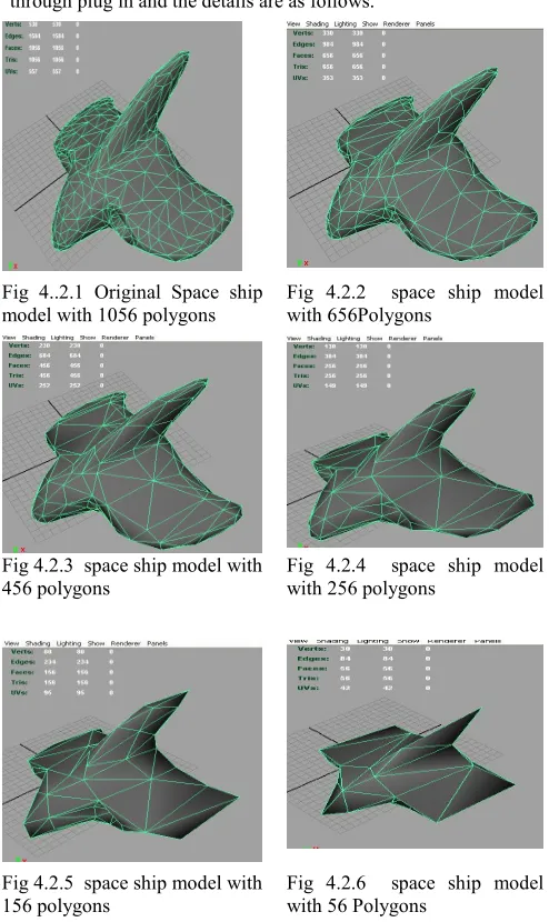 Fig 4..2.1 Original Space ship 