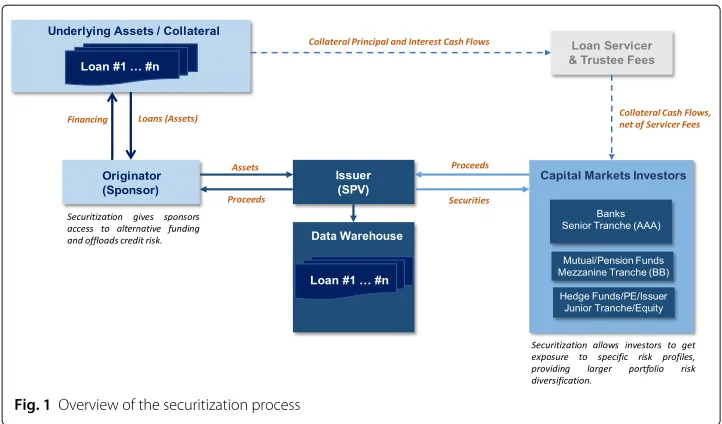 Fig. 1 Overview of the securitization process