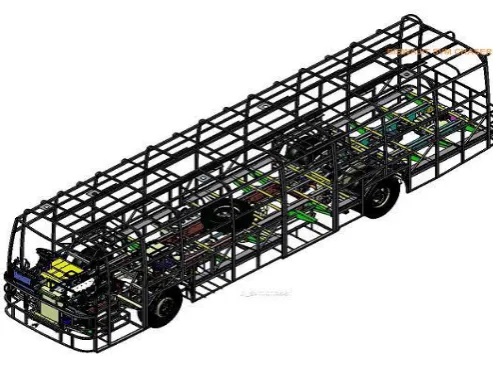 Fig 1.1: Volvo b9r bus model 