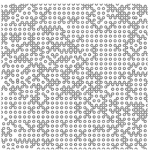 FIG. 10. Snapshot of the conﬁguration of adsorbed oxygen at 620 K duringa TPD simulation