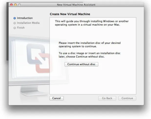 Figure 5: Image of VMware installing HUBzero