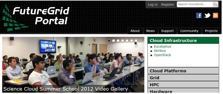 Figure 12. Science Cloud Summer School 2012 