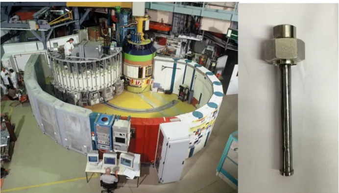 Figure 3. Large area detector at the D20 neutron diffractometer at the ILL.of 153.6 3He gas cells cover an angle◦