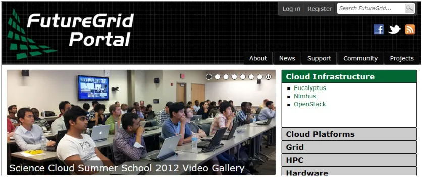 Figure 8. Science Cloud Summer School 2012 