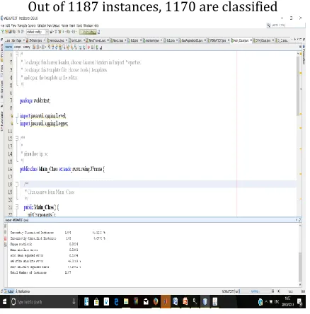 Fig. 1J48  classifier output 