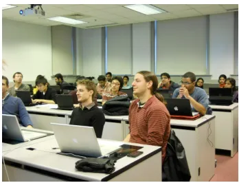 Figure 3: the Cloud Computing course at the Uni-versity of Piemonte Orientale
