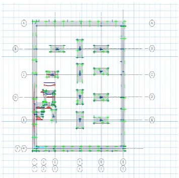 Fig 9:Foundation Layout 