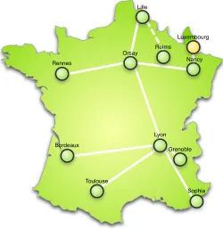 Figure   3:Grid'5000   map   
