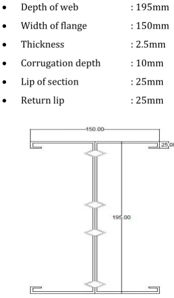 Fig -1: Cross Section of Supacee Section 