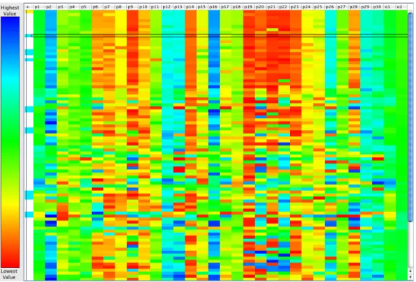 Figure 1. User Interface based on Heatmap Visualisation.