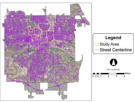 Figure 5: Street Centerlines, 2017 