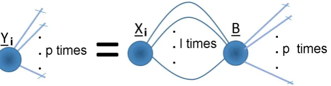 Figure 7: tensor network diagram of the tensor on tensor model