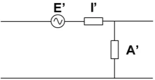 Figure 1. In the DSTL model, each uniform section of the pipe is represented by a circuit element with specific se-ries impedance (I') and a parallel admittance (A')