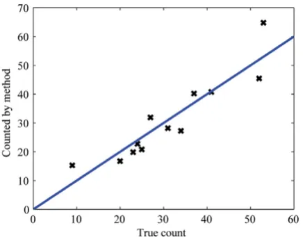 Figure 6illustrated here for the C test functionidentifies locations of interest in an electron micrograph, Our procedure allows automated production of a map that Our procedure allows automated production of a map that identifies locations of interest in 