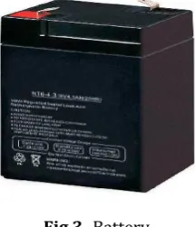 Fig 3- Battery 