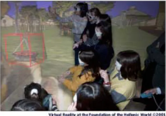 Figure 3: VR exhibit at Foundation for the Hellenic World 