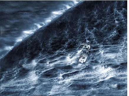 Figure 1: Simulated Water from A Perfect Storm