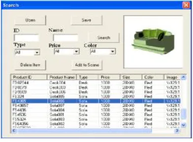 Fig. 2.3 User interface menu system