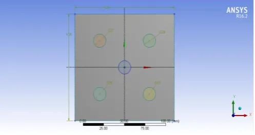 Fig -1a: Geometry of the model 