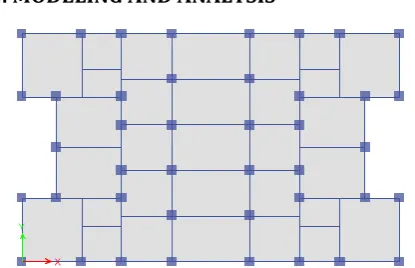 Fig -1: structural plan of G+14 residential building 