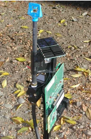 Figure 1. Layout of mesh network for wireless valve control.