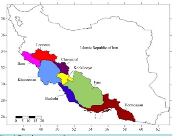 Figure 1. The study area, source authors.                                                      