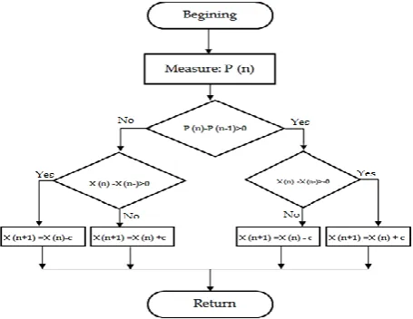 Fig.2. Flow Chart of Perturbation and observation algorithm. 