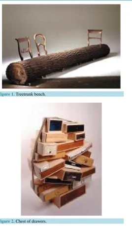Figure 1. Treetrunk bench.                                             