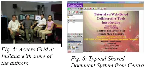 Fig. 5: Access Grid at 