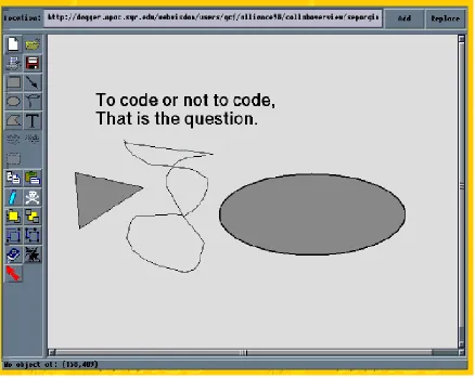 Figure 5: TANGO Object Whiteboard 