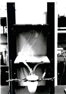 Figure 3.1. A photograph of the bench top set-up used during the laboratory studies 