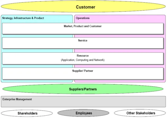 Figure 2.2: Conceptual overview of eTOM framework 