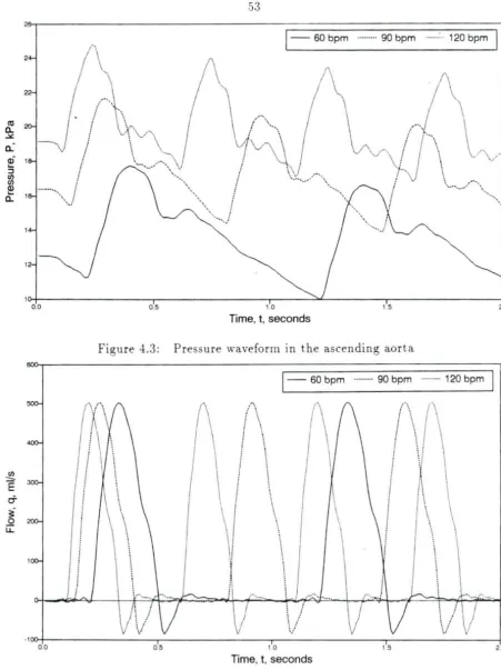 Figure 4.4: Proximal flow condition in the ascending aorta 