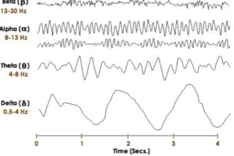 Fig - 1: Brain Waves and EEG Tracings 