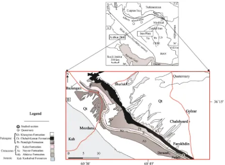 Figure 1. (A) Structural geology and geography map of Iran showing the main sutures, structural units and geographic areas (redrawn from Ghasemi-Nejad et al., 2012)