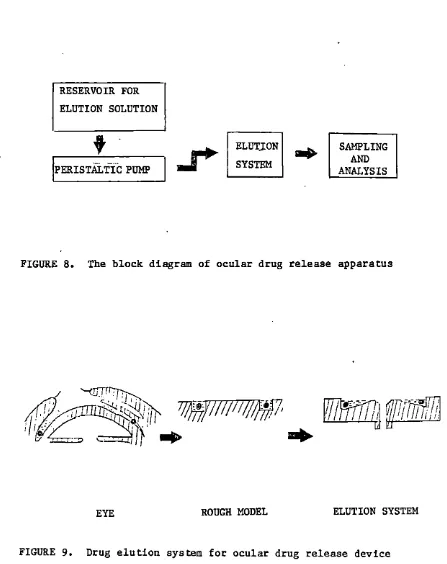 FIGURE s. The block diagram of ocular drug release apparatus 