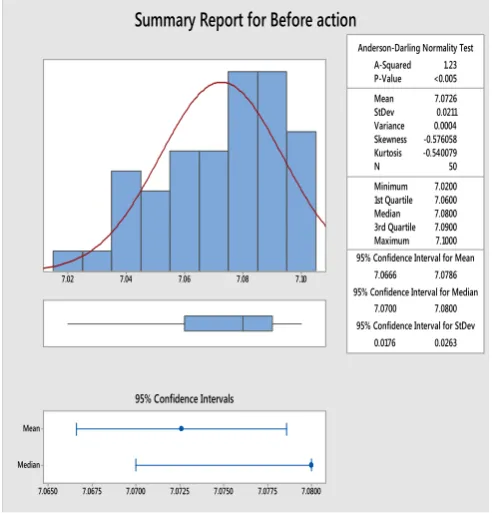 Fig -13: Summary report before action 
